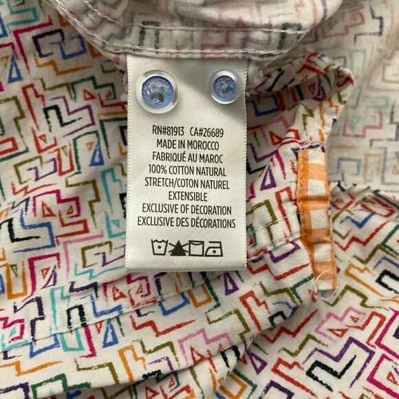 Robert Graham Shirt Men's Medium Danforth Sport Tailored Fit Button Up M - Picture 4 of 8